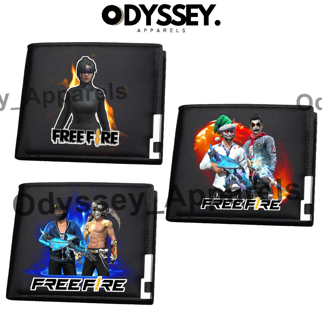 Flashsale/ODYSSEY DOMPET WALLET ANAK FREE FIRE / DOMPET ANAK LAKI LAKI FF FREE FIRE