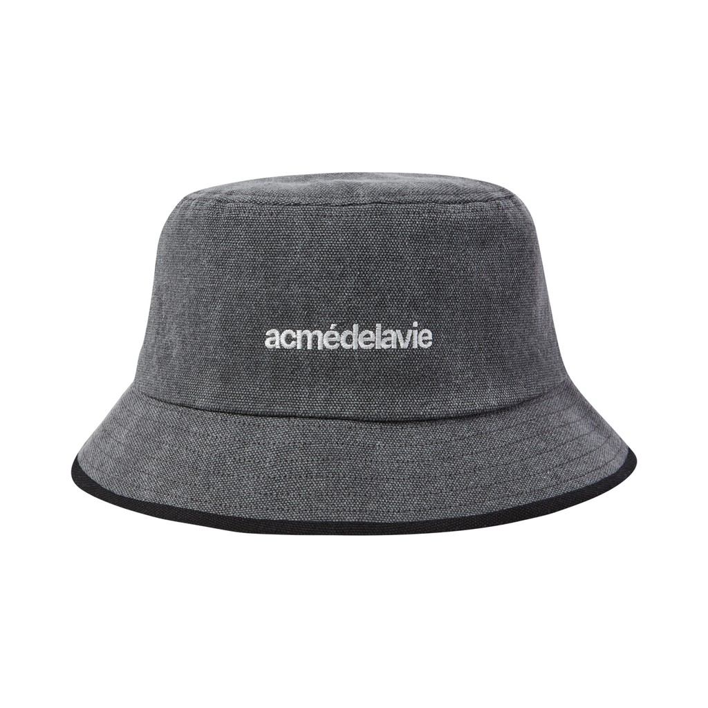 [ADLV] Line Point Bucket Hat Charcoal - Topi Standard Fit Unisex acme de la vie