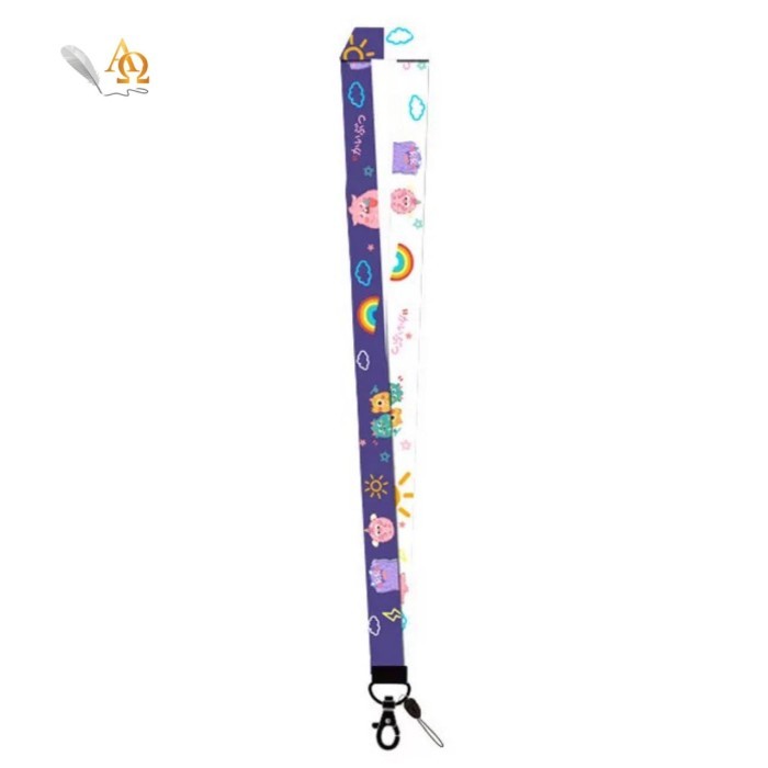 

Aksesoris Promo Moerah~ Penjepit Tempat Kartu & Handphone Motif Kartun Cute Model Tali - 1