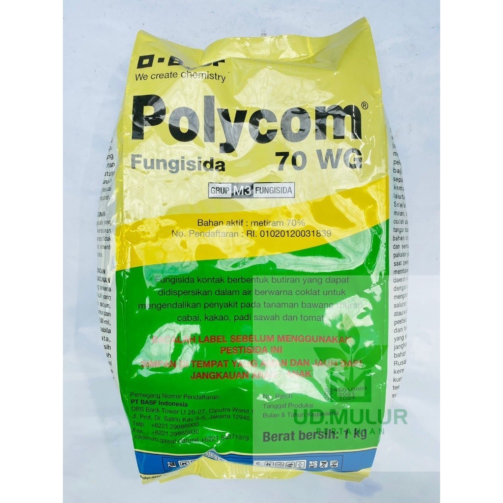 POLYCOM 70 WG 1Kg FUNGISIDA ( Bahan Aktif : Metiram 70% )