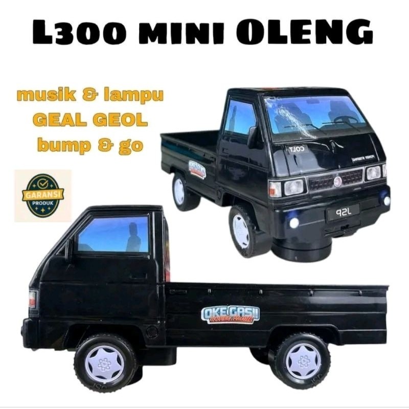 Mainan Mobil Pickup L300 Oleng geal-geol Musik Horeg