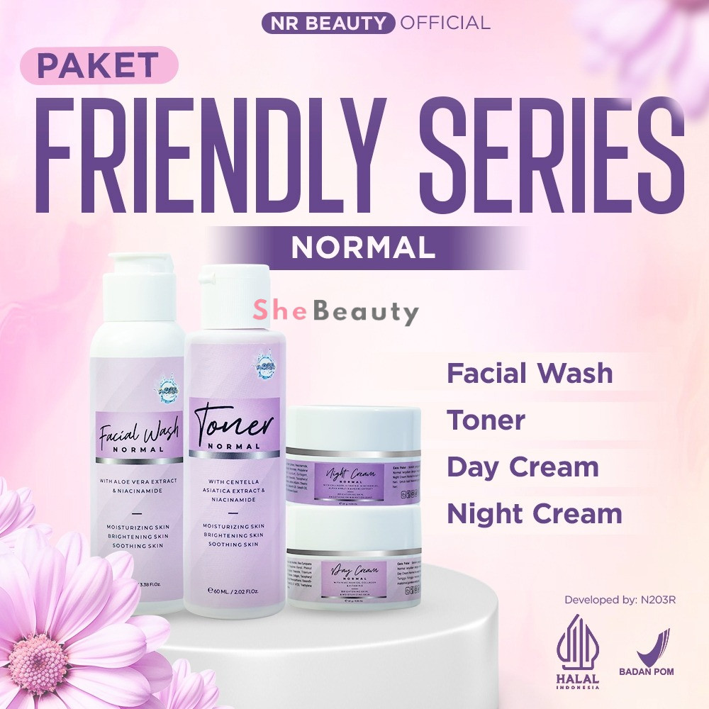 SheBeauty N203R Paket Skincare Remaja NR Beauty  Friendly Series Normal