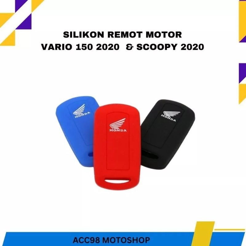 Cover silikon remote Honda Vario 125 150 tahun 2020-2021 Scoopy 2020
