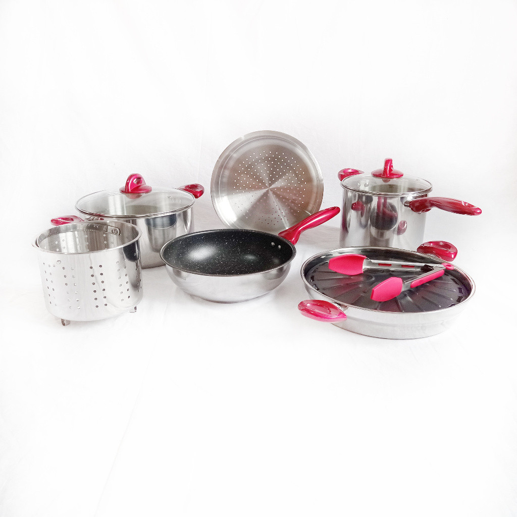 SUPRA Panci Set Renatta Perfect 10 PCS Stainless