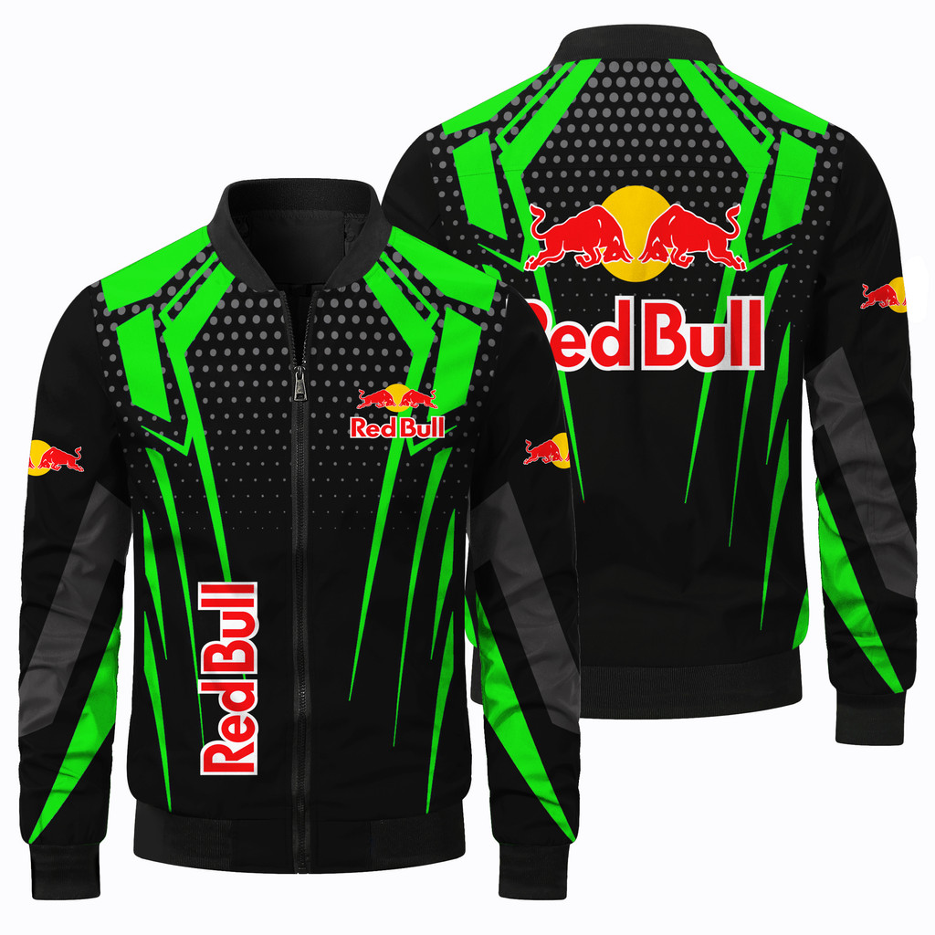 New Red Bull Racing Jacket Extreme Sports Red Bull Printed Men's Jacket Outdoor Sports Motorcycle Ja