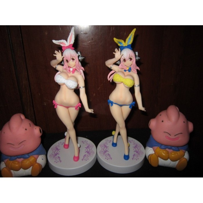 Easter Bunny set 2 Loose Furyu Super Sonico Figures