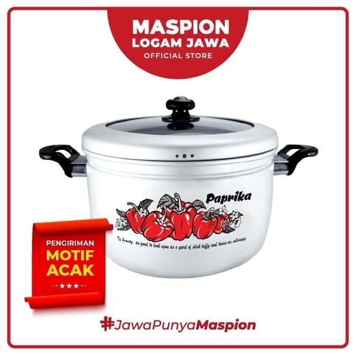 Maspion Panci Pancaguna Steamer Langseng Nasi Kukus Nasi Maspion Ukuran 22/24/26/28/30/33/37/41/45