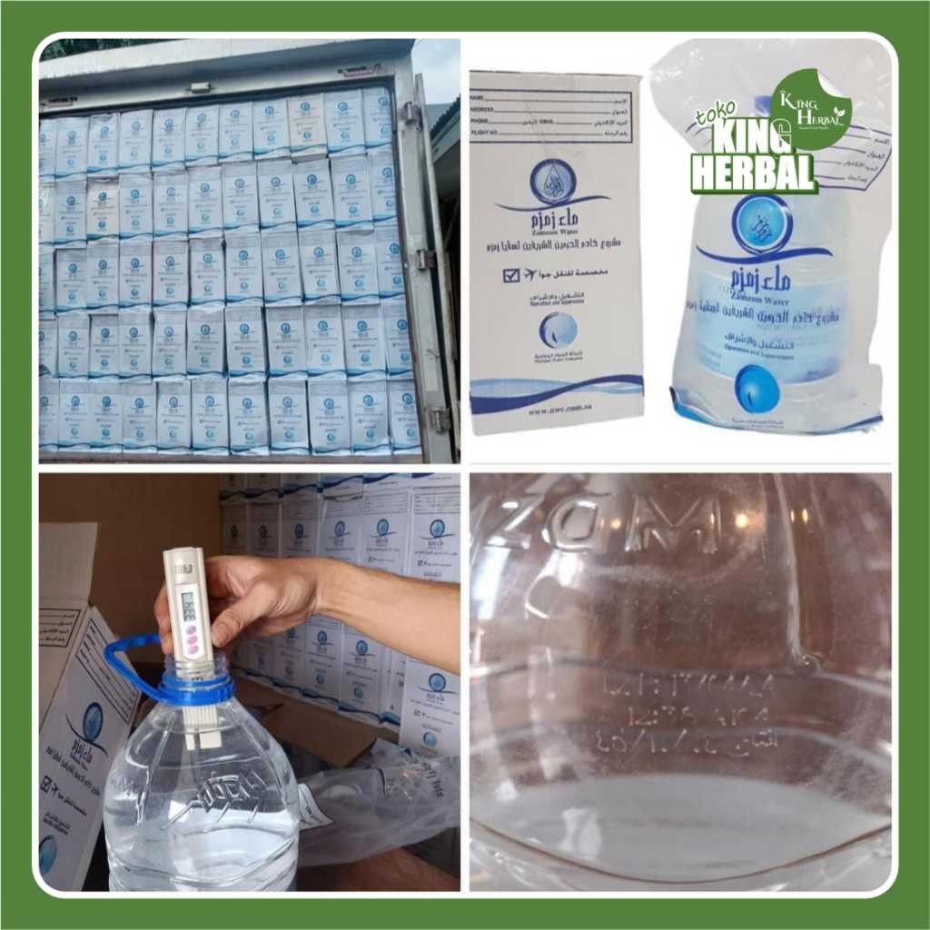 

Air Zamzam 5 liter asli original oleh oleh haji
