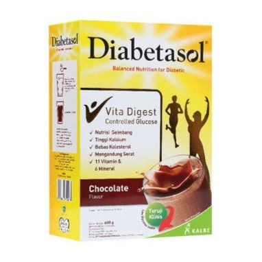 

Diabetasol 600 gram / Susu Diabetasol 600g Vita Digest - Coklat
