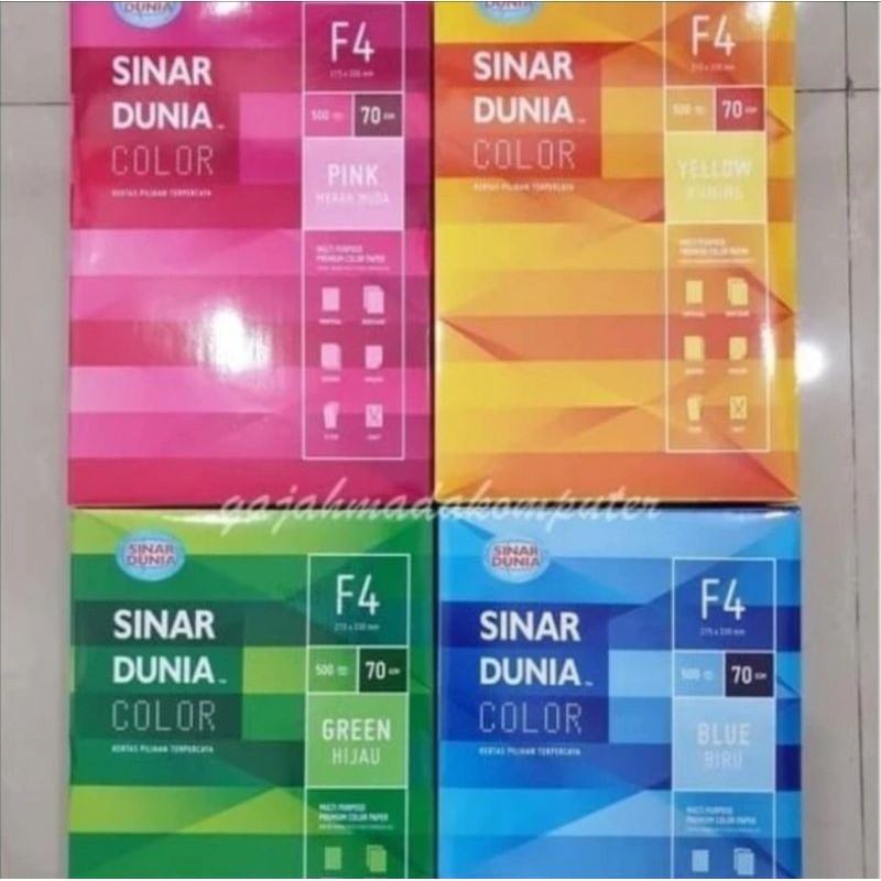 hvs warna sidu 70 gram folio ( f4