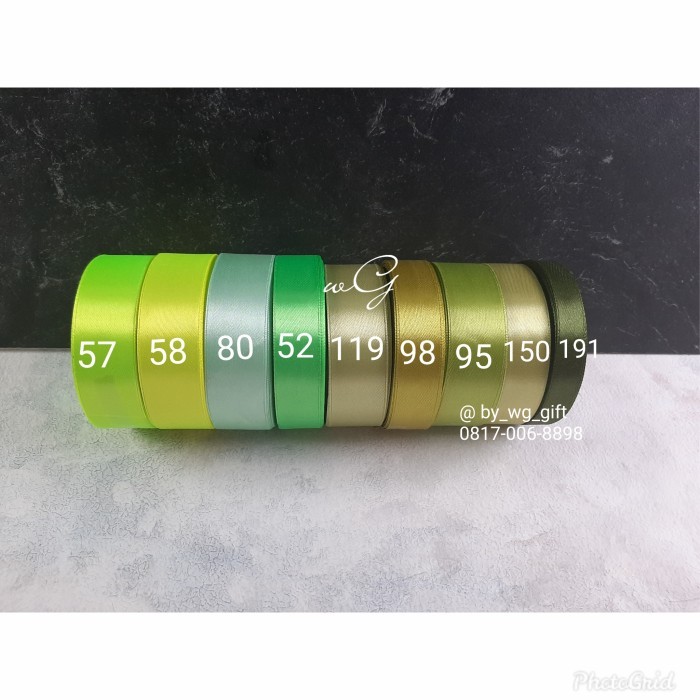 

Pita Satin - Polos ; Mix Colour K ; Mix Size; Panjang 20 yards