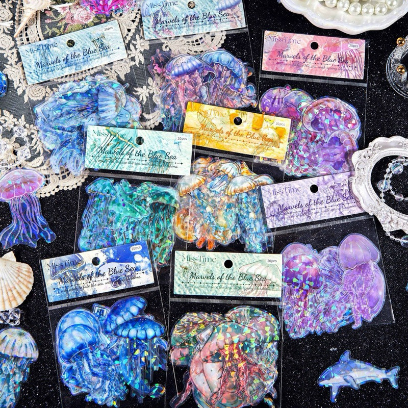 

sticker PET jellyfish
