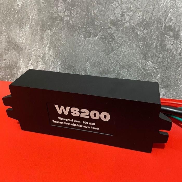 SIRINE SIREN MOTOR DINAS PATWAL POLISI WHELEN WS200 WATERPROOF KECIL