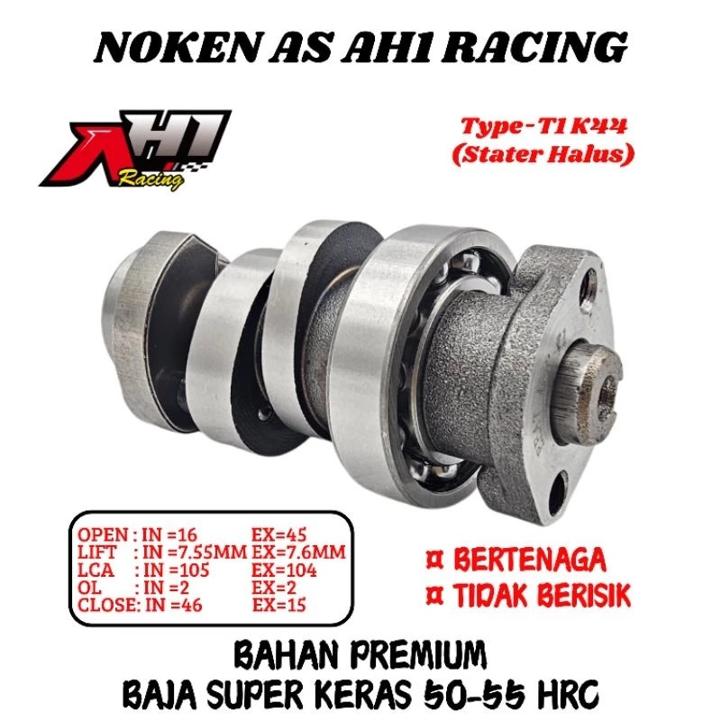 CAMSHAFT NOKEN AS RACING BEAT Fi ESP SCOOPY Fi ESP VARIO 110 Fi ESP BEAT POP BEAT STREET BEAT K44 ST
