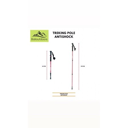 promo tongkat gunung antishock / tongkat mendaki / tongkat gunung