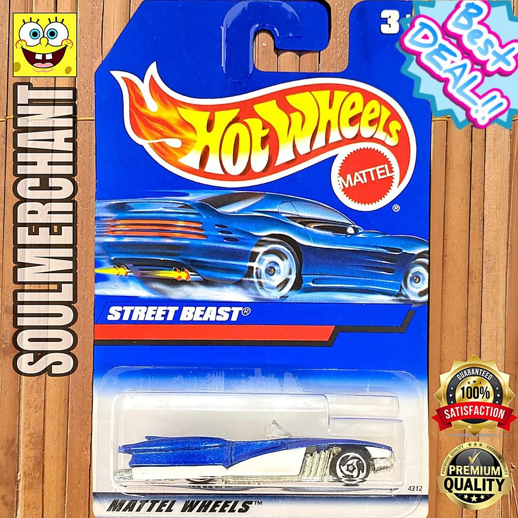 Hot Wheels Street Beast Biru Classic Car