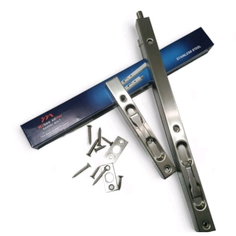 Grendel Tanam Pintu Kupu Tarung 6" + 12" / Selot Tanam Pintu Merk Muller