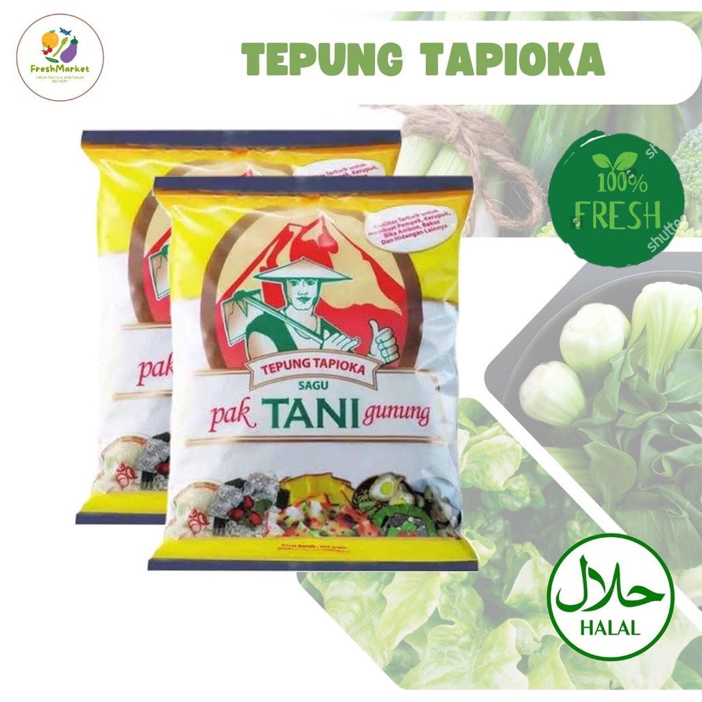 

Tepung Tapioka Cap Tani 500 Gram Sayurinstant