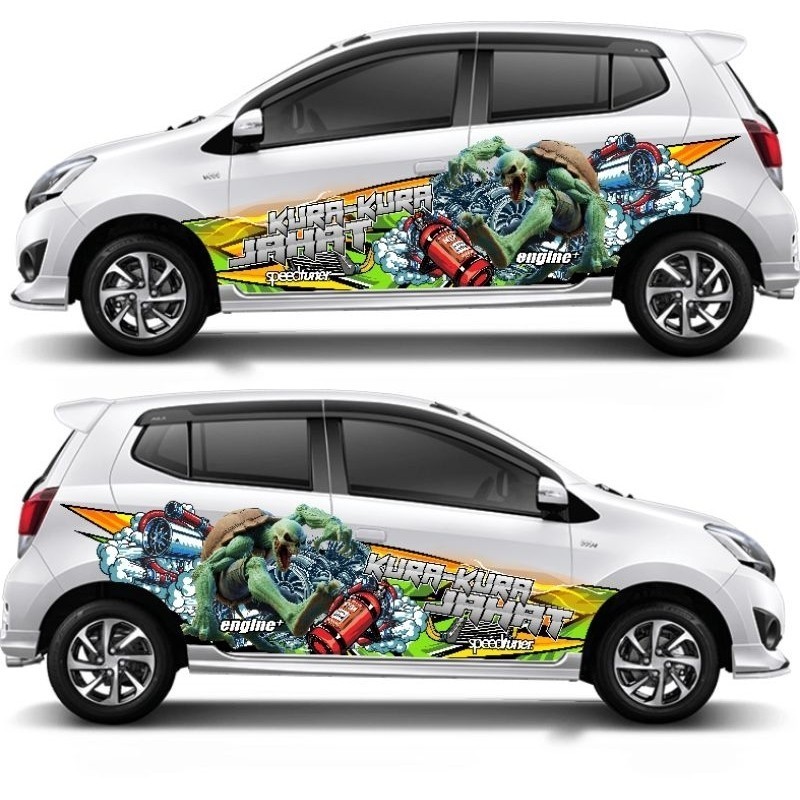decal sticker thailok agya / ayla | striping mobil agya ayla | sticker mobil