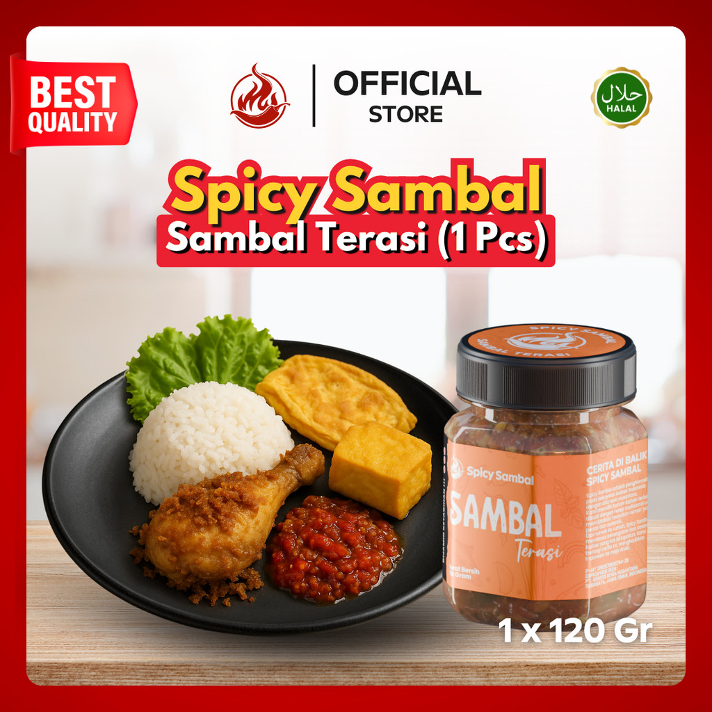 

Spicy Sambal - Sambal Terasi - 120 Gr