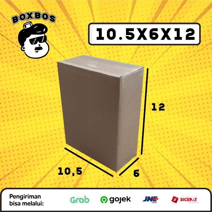 

10,5x6x12 CM KARDUS Corrugated Packaging Box packing SHEET