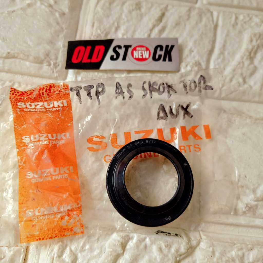 NOS/ORIGINAL TUTUP AS SHOCK DEPAN ( 27X39X55 )SUZUKI TORNADO SHOGUN LAMA