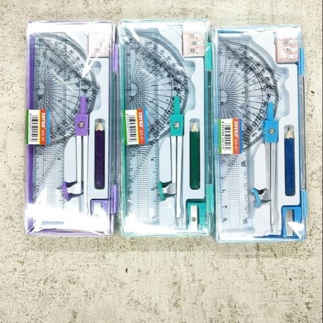 

(SN.ATK) Jangka Set Joyko Ms-87/Penggaris Jangka