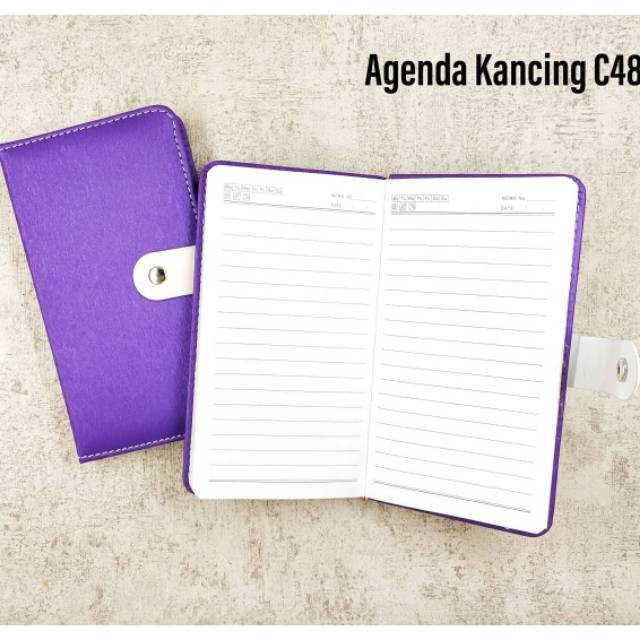 

(SN.ATK) Buku Agenda Kancing Kecil C48