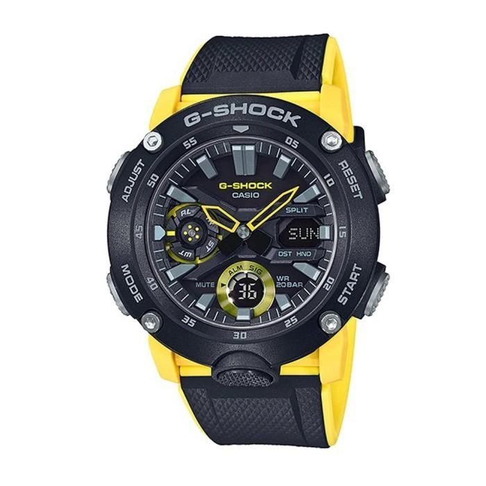 Jam Tangan G-Shock All G-Shock Collection Pria GA-2000-1A9 Black YELLOW Original Garansi Resmi
