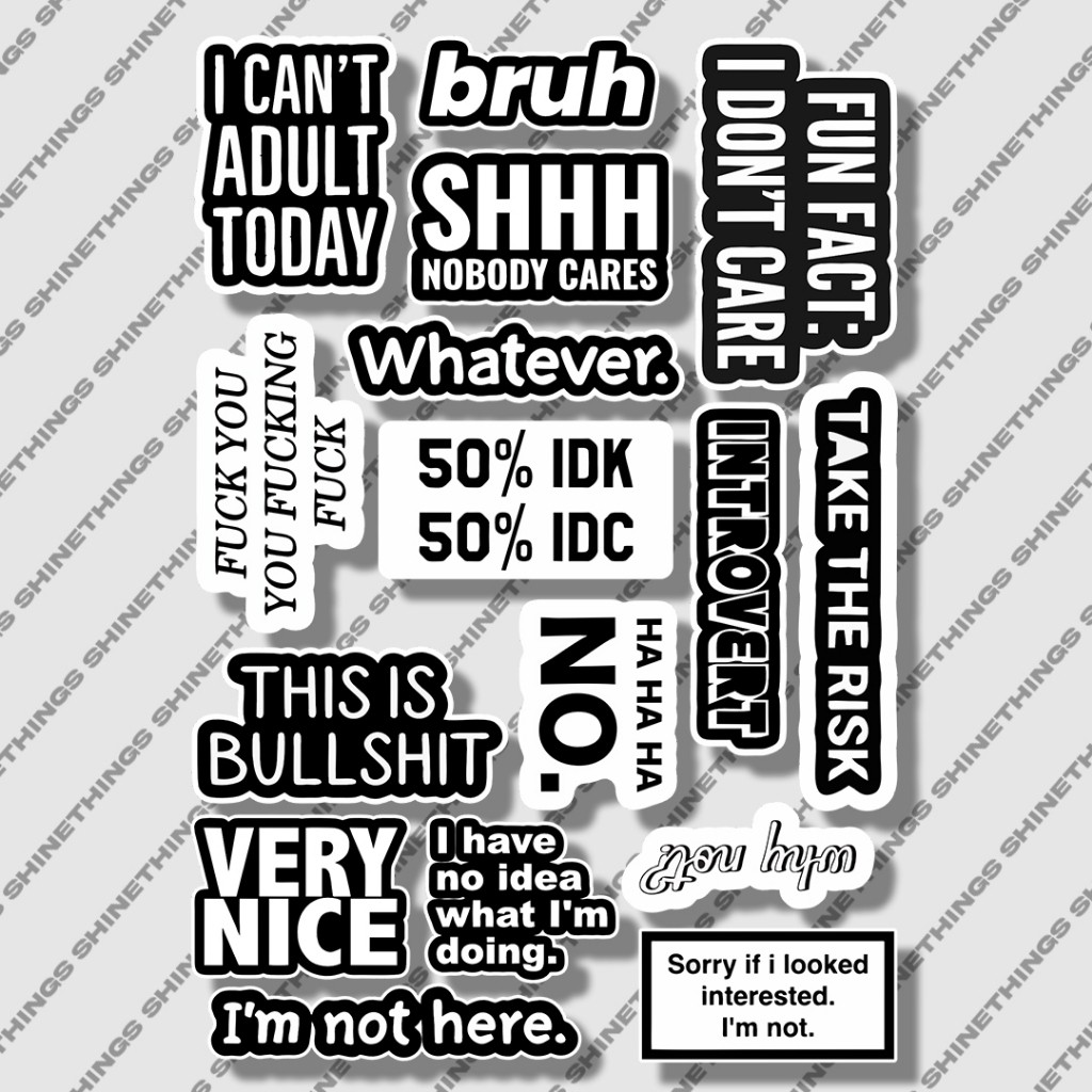 

stiker case hp text aesthetic || sticker pack aesthetic