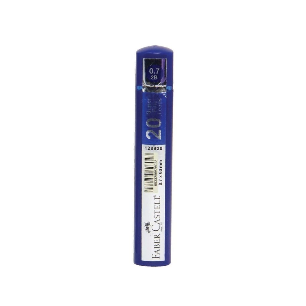 

Lead Superfine Grip 2B 0.7 mm Tube Dark Blue / Isi Ulang Pensil Mekanik Faber Castell
