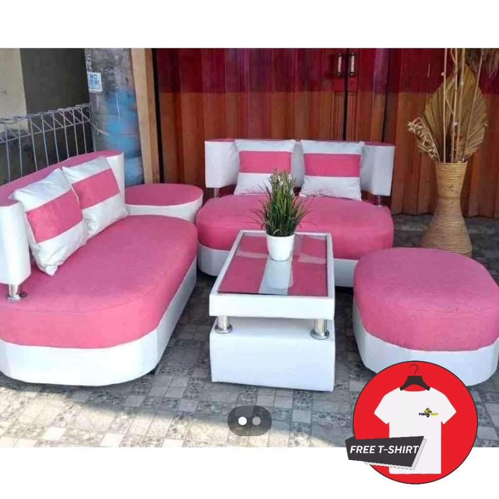 sofa jasmin warna pink kombinasi sofa murah sofa modern minimalis PURWOKERTO
