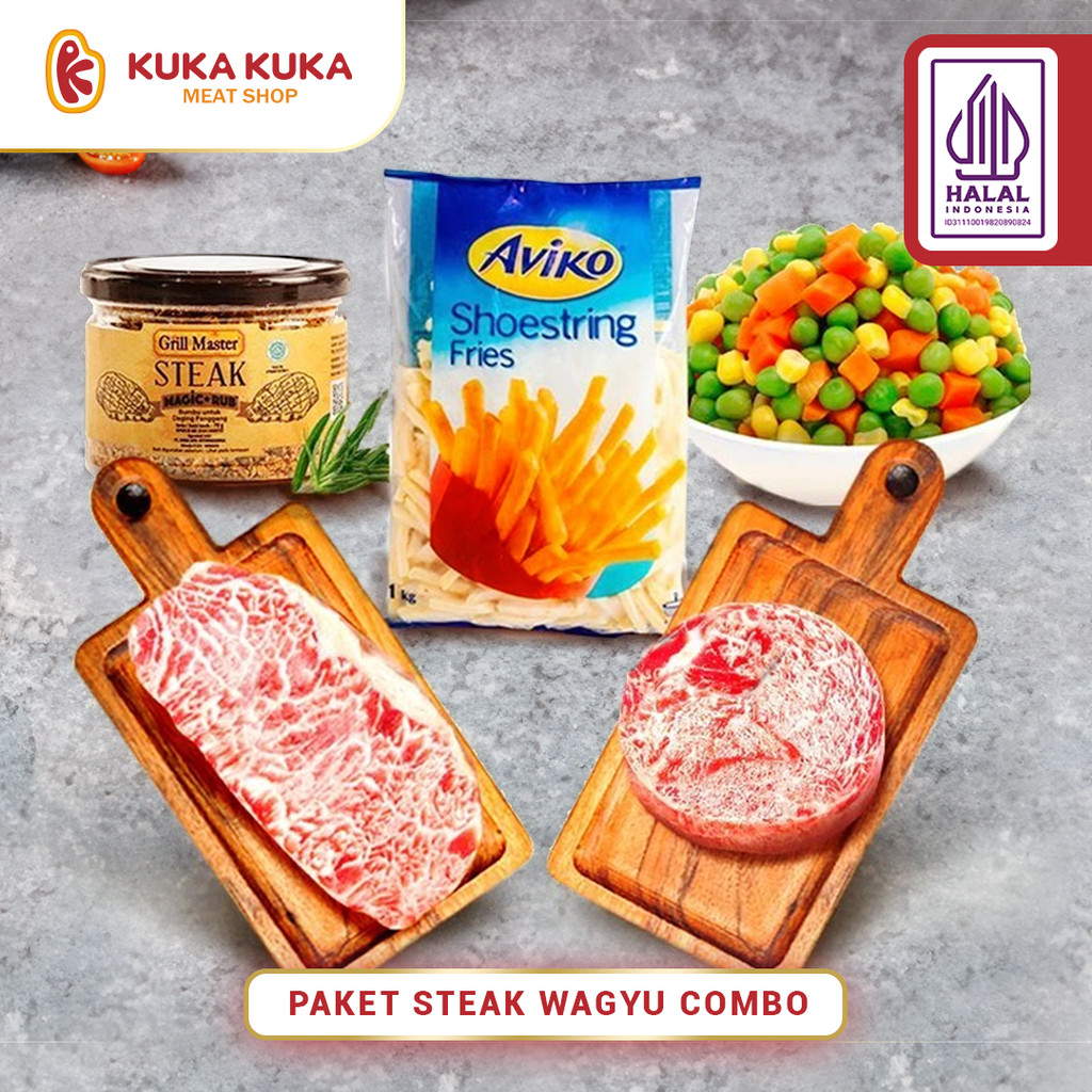 

Paket Steak Wagyu Combo / Paket Komplit Daging Steak