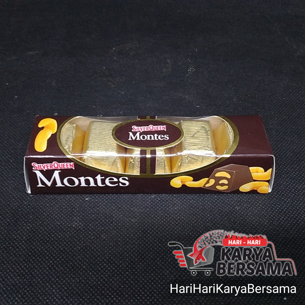 

MAKANAN RINGAN COKLAT SILVER QUEEN MONTES CHOCOLATE 50GR