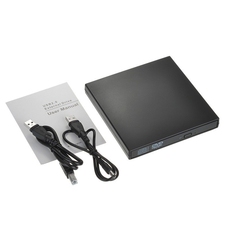 USB External CD DVD Reader CD/DVD Drive USB2.0 External Disk Drive CD-ROM DVD-ROM Optical For Macboo