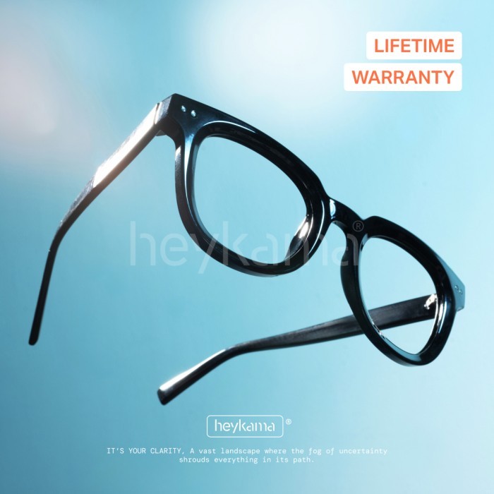 HeyKama - Frame Kacamata Najio - Sunyata Collection - Crystal