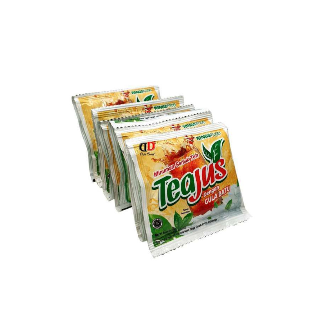 

Teh TeaJus 8g minuman teh instant Tea Jus rencengan isi 10 saset