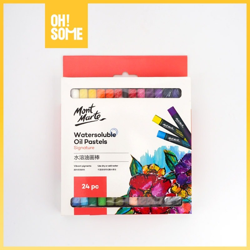 

OHSOME - Mont Marte Watersoluble Oil Pastels Multiways 24/36PCS