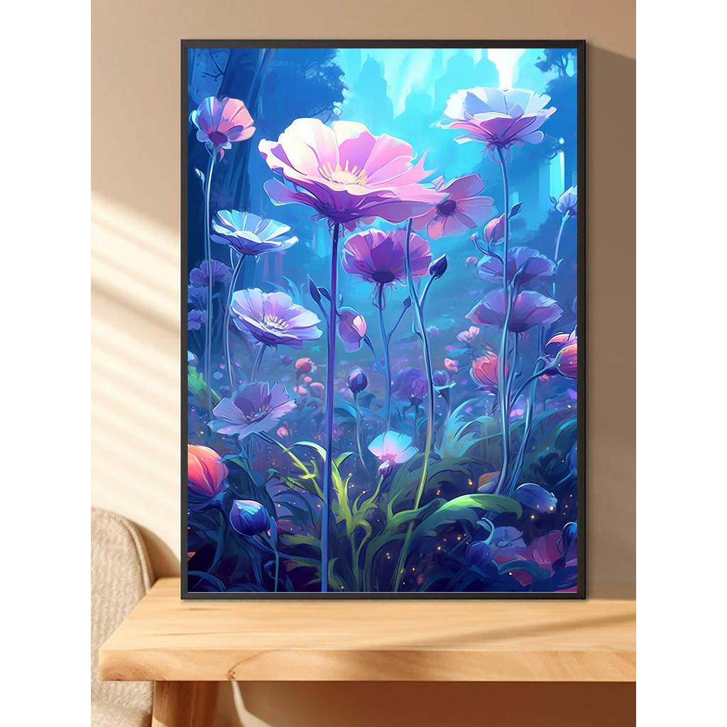 

1 piece Flower DIY diamond painting, DIY diamond painting set accessories, suitable for home living