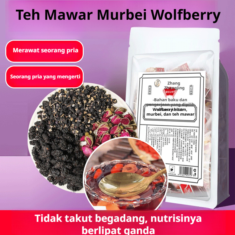 

⚡Barang spot+Kirim dalam 24 jam⚡【Tidak takut begadang】Teh Murbei Rose Wolfberry dan Lengkeng/Teh Celup Rempah Dikemas Secara Individual/Teh Menjaga