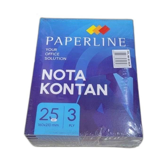 

Nota Kontan Besar Paperline 3 Ply NCR / 3 Rangkap - 1 pack isi 10 pcs