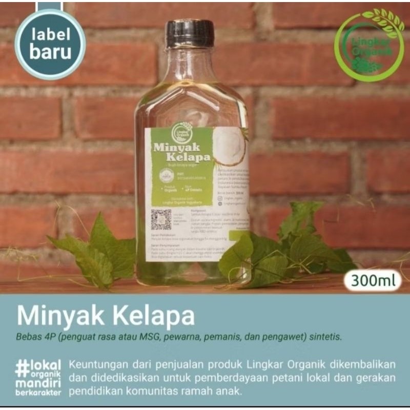 

MINYAK KELAPA ORGANIK 300ML - LINGKAR ORGANIK - COCONUT OIL MPASI