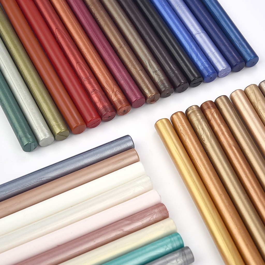 

10Pcs Seal Wax Sticks For Melting Glue Gun Sealing Wax Sticks Wedding Party Invitation Sealing Wax For Fashion Gift Decoration
