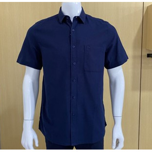 Dbritano kemeja pria lengan pendek RICARDO navy 32466 32328