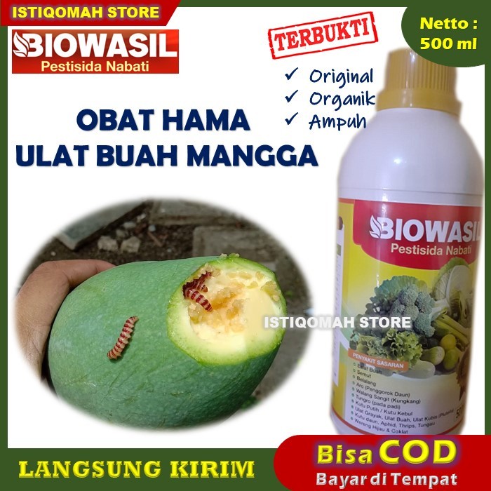 BIOWASIL 500ml Pestisida Nabati - Insektisida Pestisida Organik BIO WASIL Obat Hama Semua Tanaman Pe