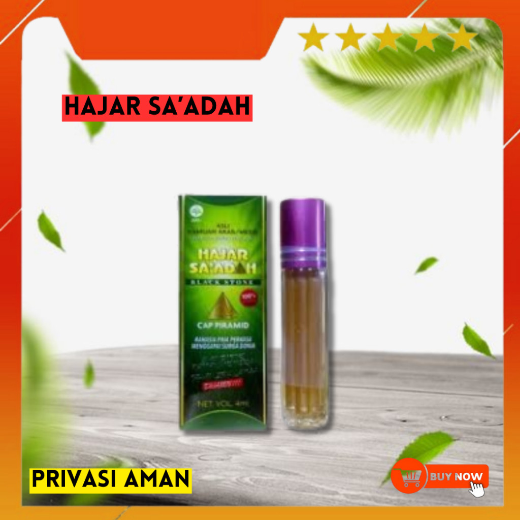 HAJAR JAHANAM - Hajar Saadah mesir 4ml Tahan Lama ori