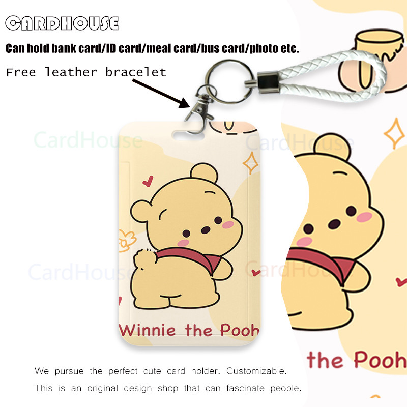 

( CardHouse ) INS ID CARD HOLDER Winnie the Pooh Kartun LT89 Tempat Kartu Photocard Photo Card