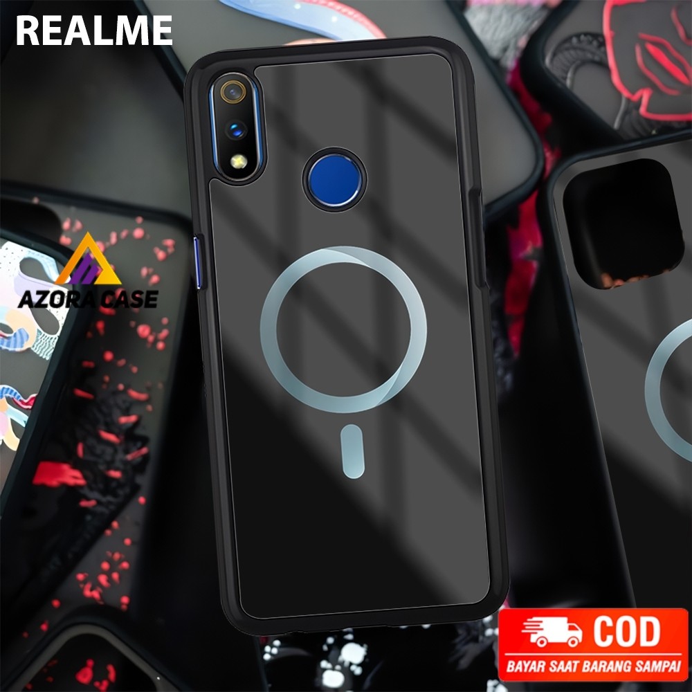 Case Glossy [2D] Realme 3 5 6 7 8 8i 9 10 Pro - Case Silikon Realme 3 - Cassing Handphone Realme 3