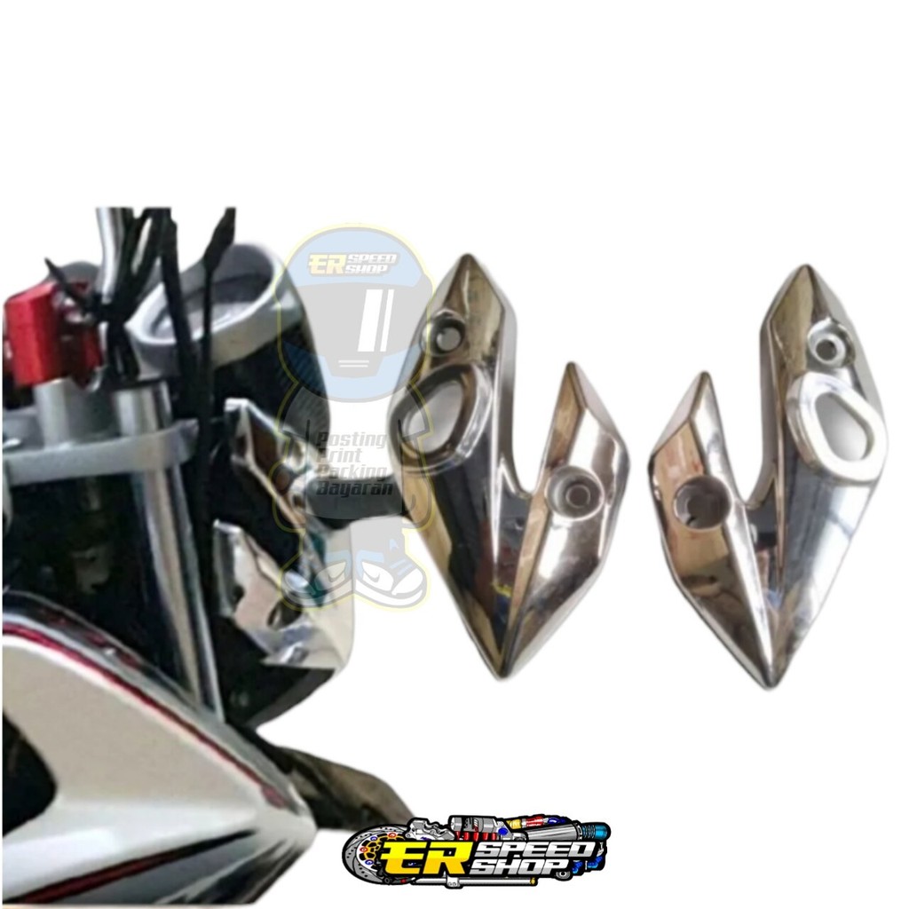 Kupingan lampu depan Vixion old dudukan lampu depan sein riting vixion old set sepasang