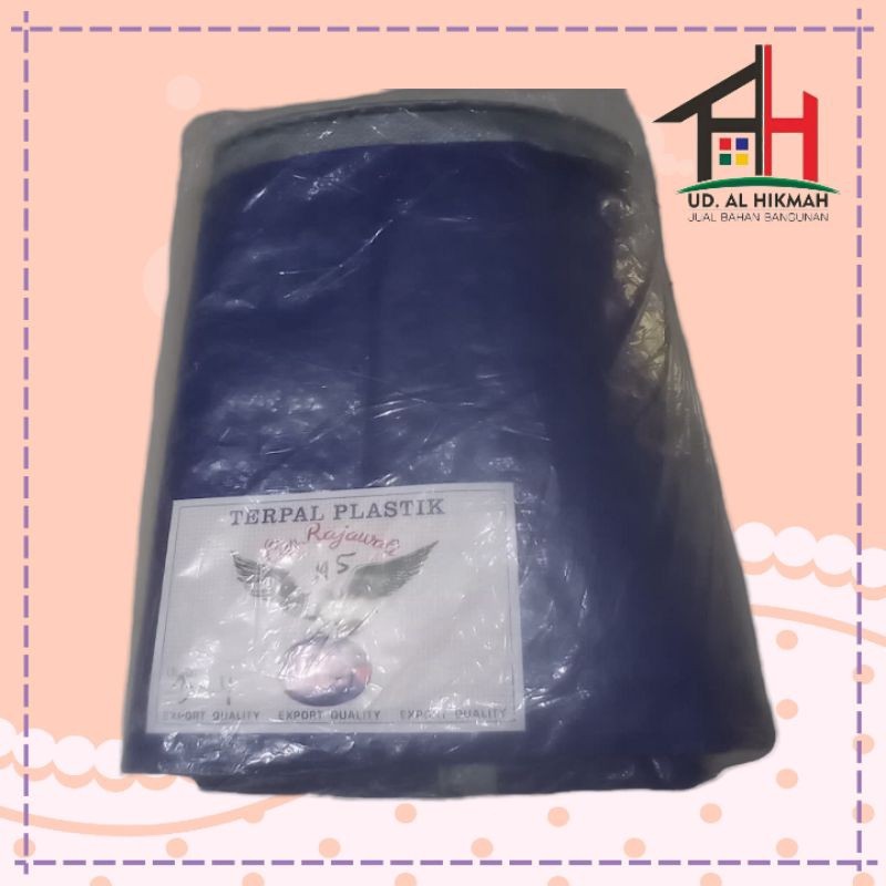 TERPAL PLASTIK A5 UKURAN 3X4 RAJAWALI - TERPAL 3 X 4